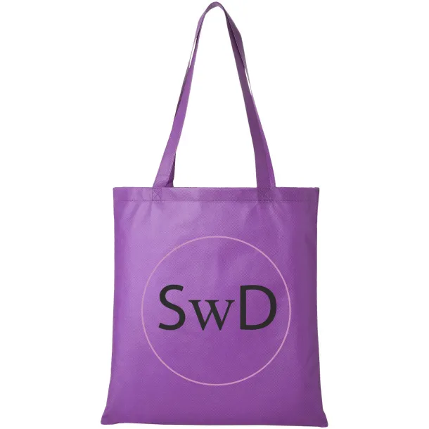 Zeus large non-woven convention tote bag Lavanda