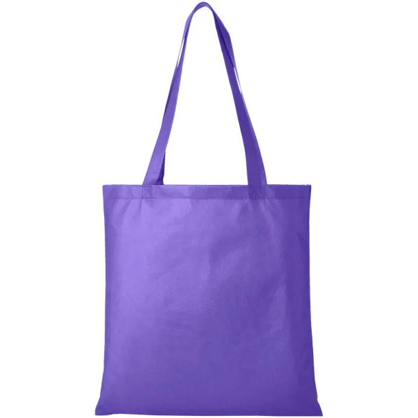 Zeus large non-woven convention tote bag Dark purple