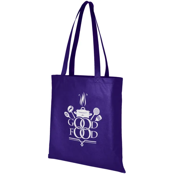 Zeus large non-woven convention tote bag - Unbranded Dark purple