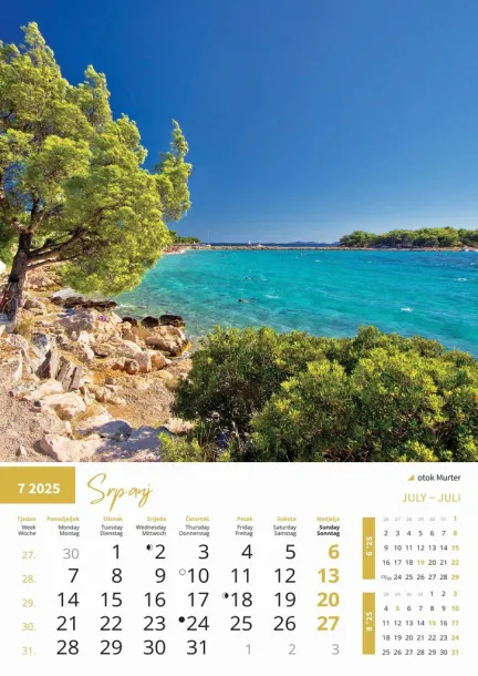  "PRIRODA" color kalendar Color