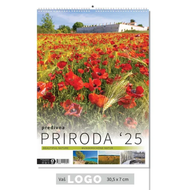  "PRIRODA" color calendar Color