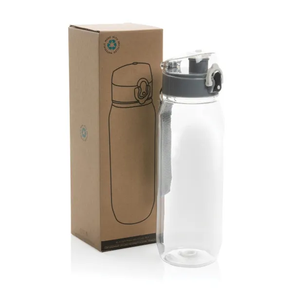  Yide RCS Recycled PET leakproof lockable waterbottle 800ML - XD Collection Transparent 