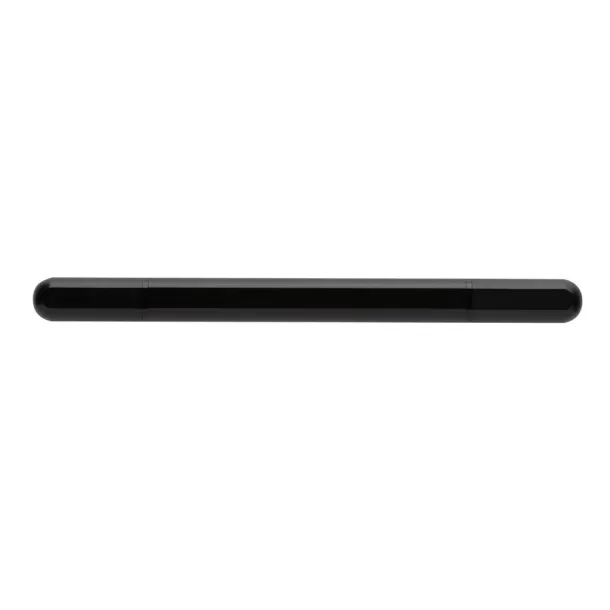  Swiss Peak Storm RCS recycled aluminum dual tip pen - Swiss Peak Black 