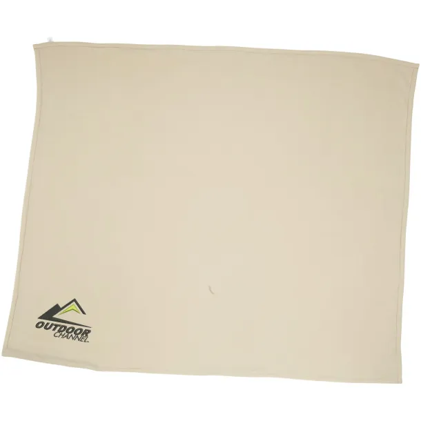 Springwood soft fleece and sherpa plaid blanket - Seasons Off white