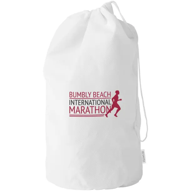 Springwood soft fleece and sherpa plaid blanket - Seasons Navy Blue Off white