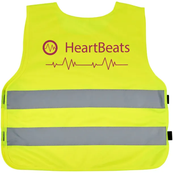 Marie XS safety vest with hook&loop for kids age 7-12 - RFX™ Neon yellow