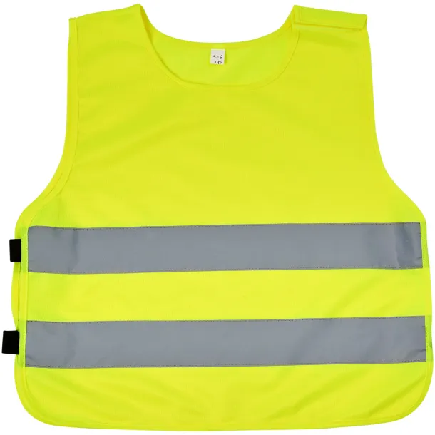 Marie XS safety vest with hook&loop for kids age 7-12 - RFX™ Neon yellow