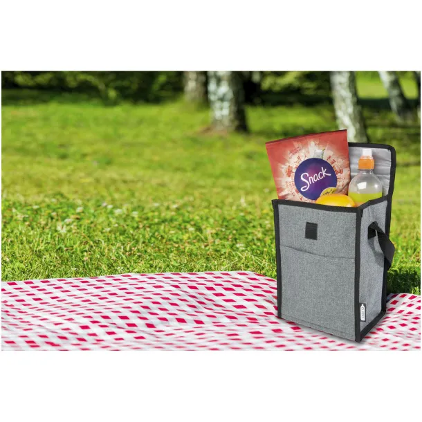 Reclaim 4-can RPET cooler bag Heather grey