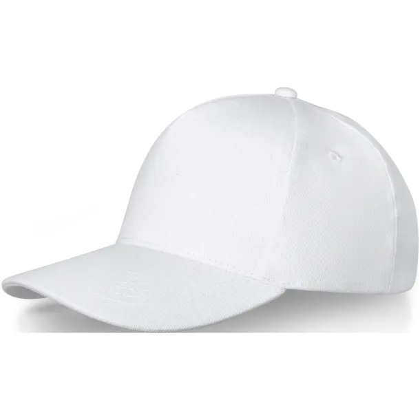 Doyle 5 panel cap - Elevate Life White