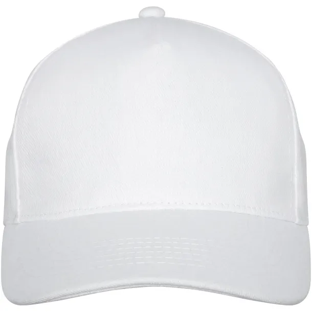 Doyle 5 panel cap - Elevate Life White