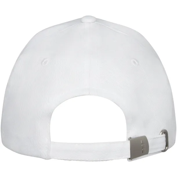 Doyle 5 panel cap - Elevate Life White