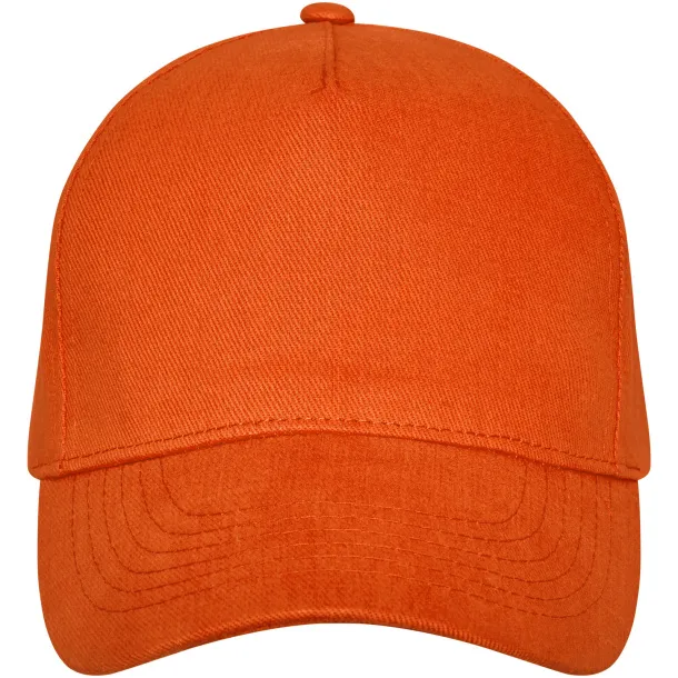 Doyle 5 panel cap - Elevate Life Orange