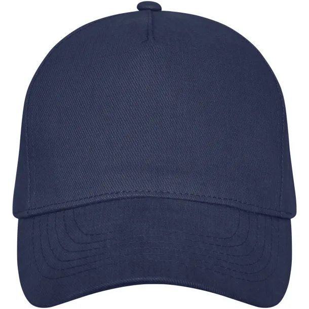 Doyle 5 panel cap - Elevate Life Navy Blue