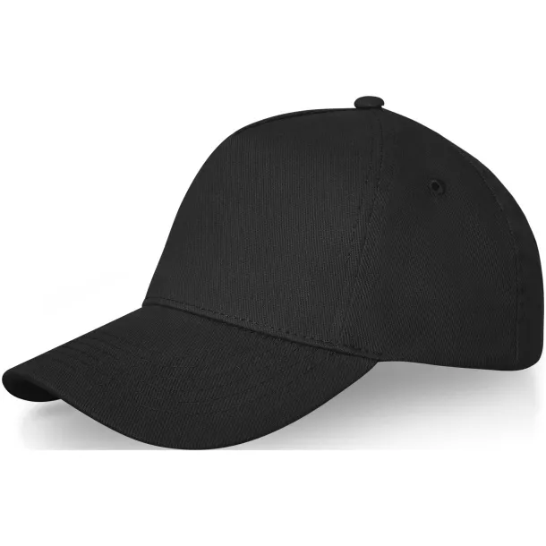 Doyle 5 panel cap - Elevate Life Solid black