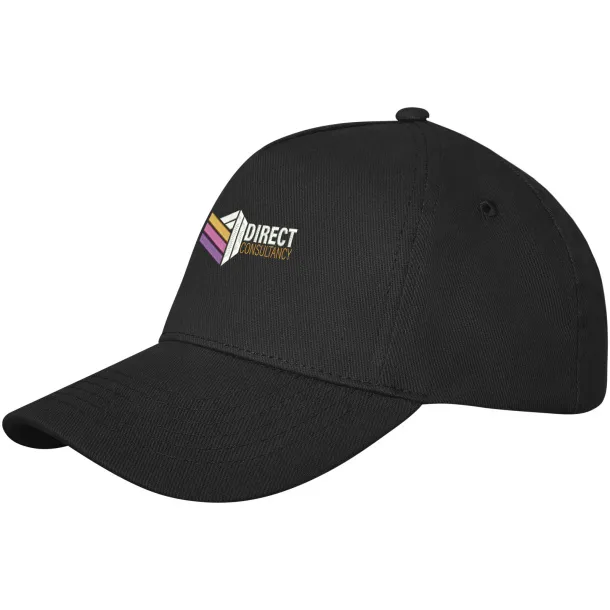 Doyle 5 panel cap - Elevate Life Crna