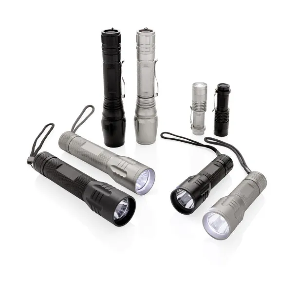  3W medium CREE torch - XD Collection Grey Black