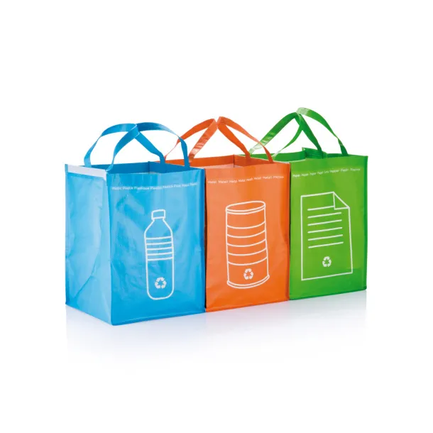  3pcs recycle waste bags - XD Collection Green 