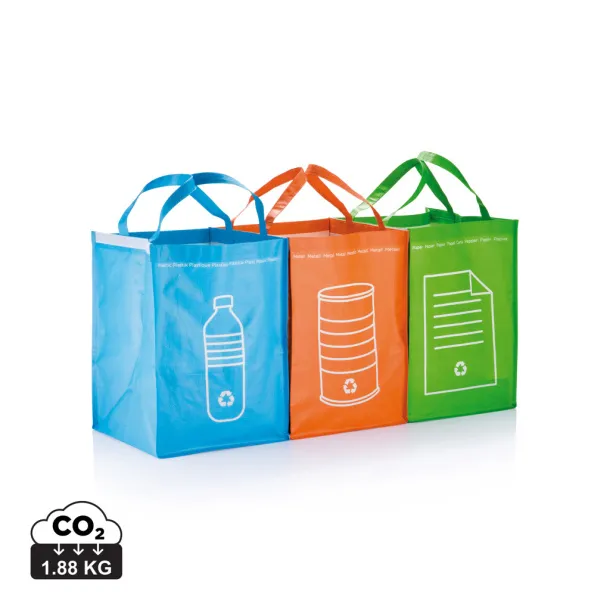  3pcs recycle waste bags - XD Collection Green 