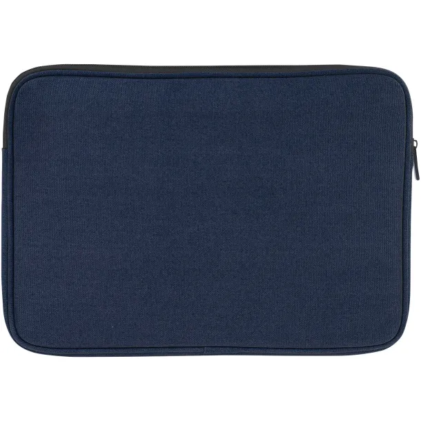 Joey 14" GRS recycled canvas laptop sleeve 2L Navy Blue