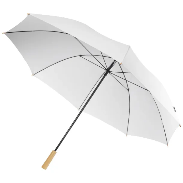 Romee 30'' windproof recycled PET golf umbrella - Unbranded White