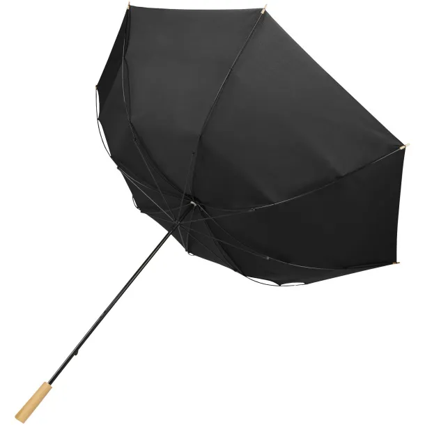 Romee 30'' windproof recycled PET golf umbrella Solid black