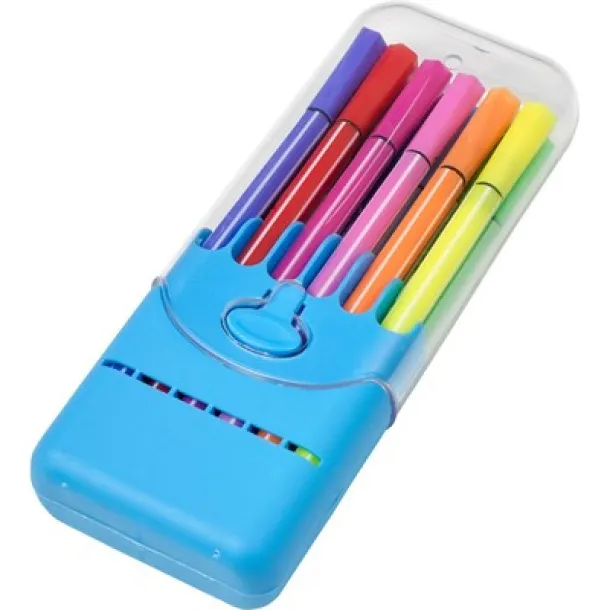  Felt tip pens set blue