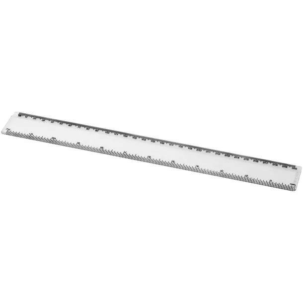 Renzo 30 cm plastic ruler - PF Manufactured White