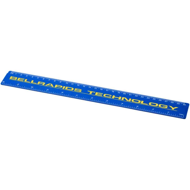 Renzo 30 cm plastic ruler Blue