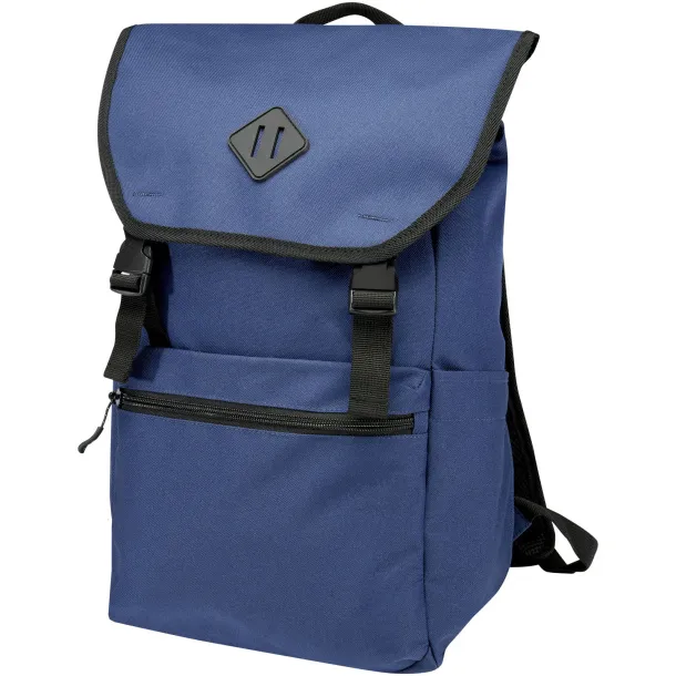 Repreve® Ocean 15" GRS RPET laptop backpack 16L - Elevate NXT Navy Blue