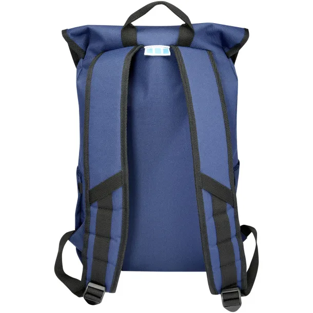 Repreve® Ocean 15" GRS RPET laptop backpack 16L - Elevate NXT Navy Blue