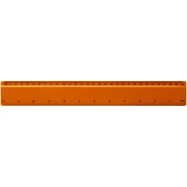 Renzo 30 cm plastic ruler Orange