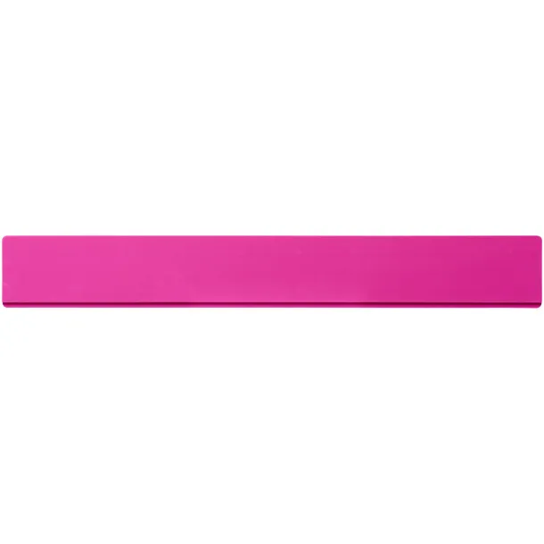 Renzo 30 cm plastic ruler Magenta