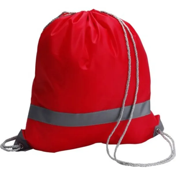  Drawstring bag red