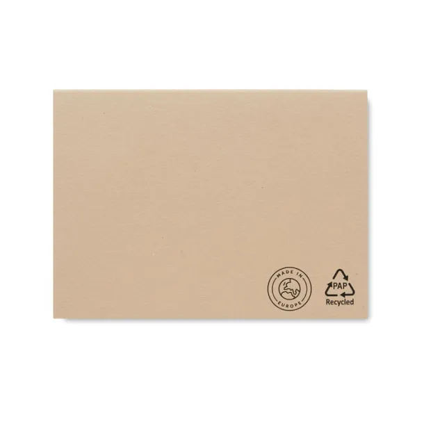 MAUI Recycled paper memo set Beige