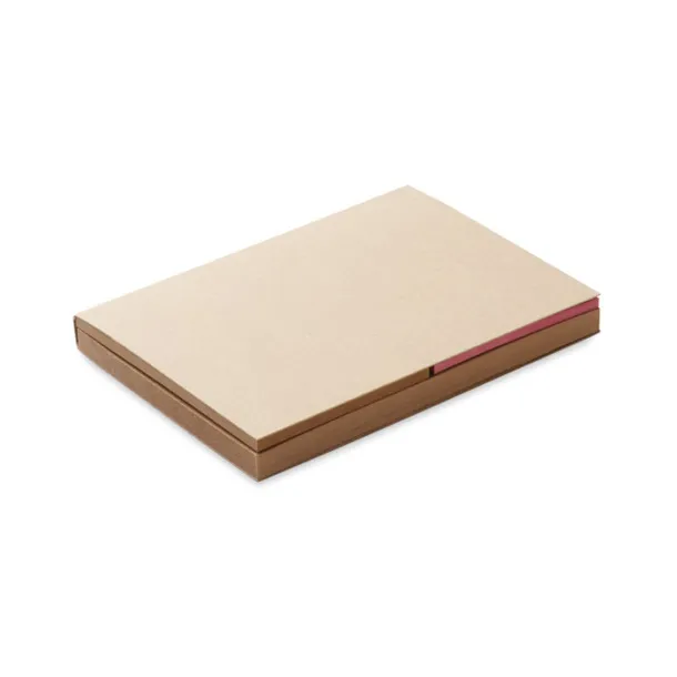 MAUI Recycled paper memo set Beige