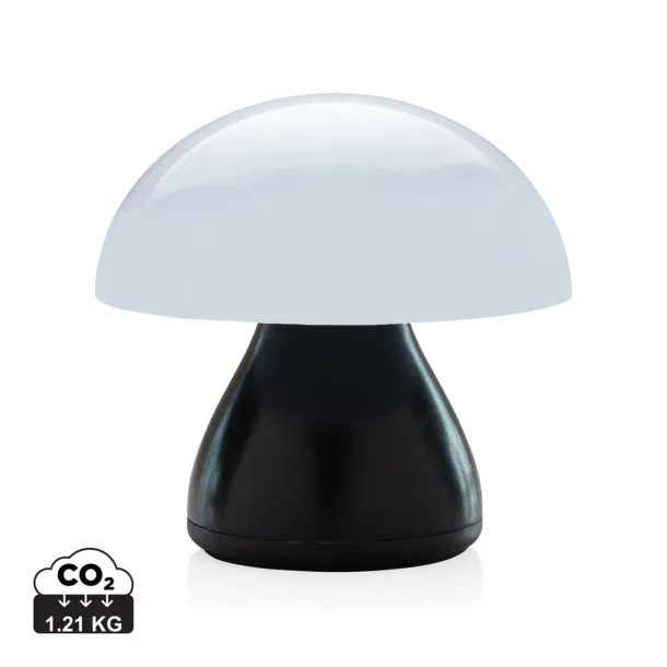  Luming RCS recycled plastic USB re-chargeable table lamp - XD Collection Black 