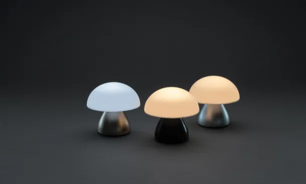  Luming RCS recycled plastic USB re-chargeable table lamp - XD Collection bronze