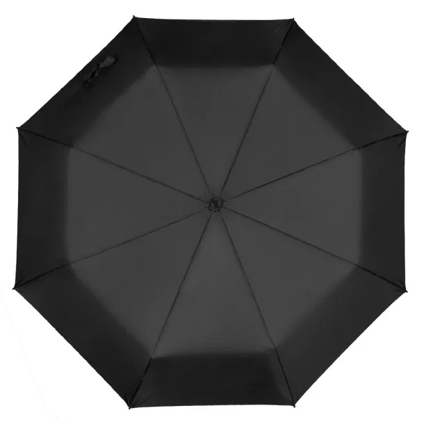 CORAL Foldable windproof umbrella with auto open/close function - CASTELLI Black