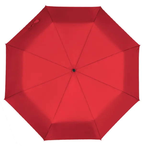 CORAL Foldable windproof umbrella with auto open/close function - CASTELLI Red