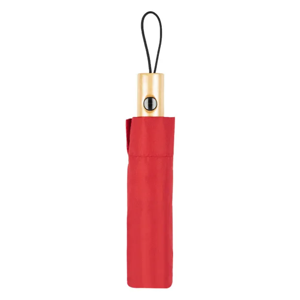 CORAL Foldable windproof umbrella with auto open/close function - CASTELLI Red