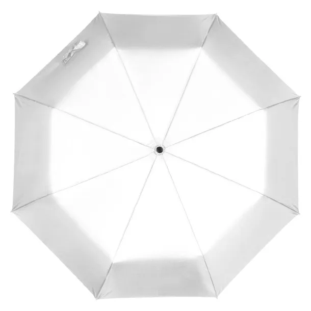 CORAL Foldable windproof umbrella with auto open/close function - CASTELLI White