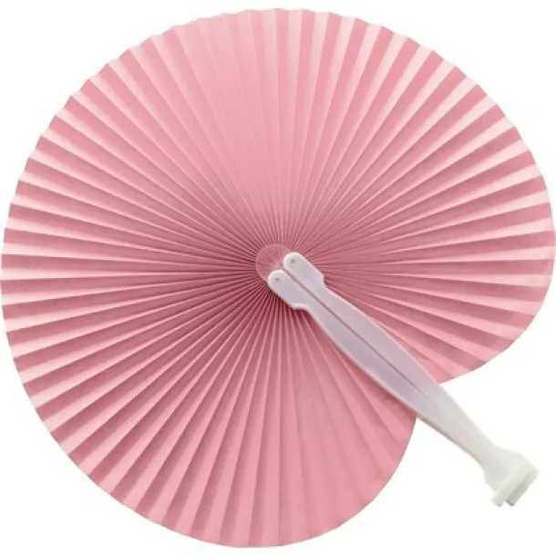  Hand fan pink