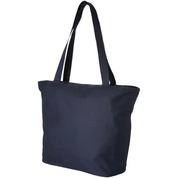 Panama zippered tote bag Navy Blue