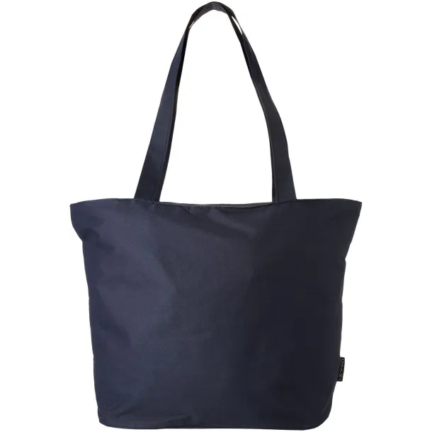 Panama zippered tote bag Navy Blue