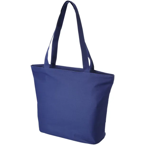 Panama zippered tote bag Royal blue