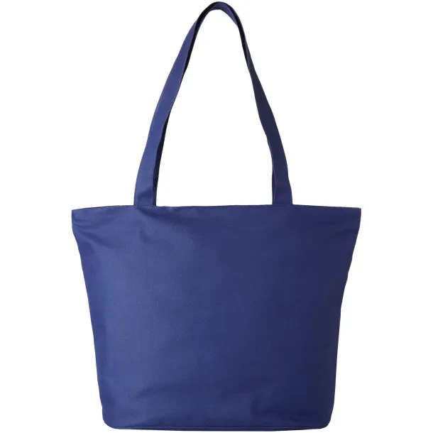 Panama zippered tote bag Royal blue