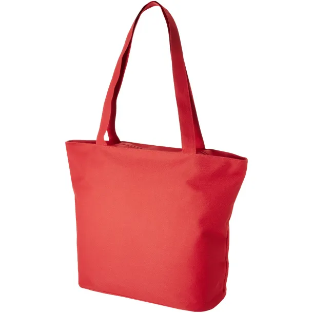 Panama zippered tote bag Red