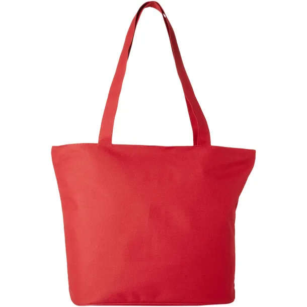 Panama zippered tote bag Red