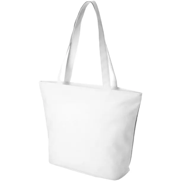 Panama zippered tote bag White