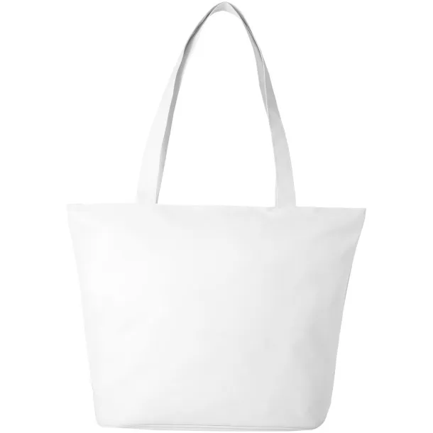 Panama zippered tote bag White